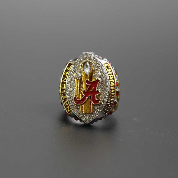 

2020years ncaa university of alabama championship ring, Golden;silver