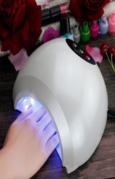 

sun10 48w uv led lamp gel nail dryer spherical white light uv nails curing machine polish art tool6359061