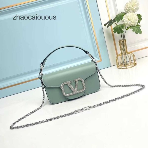 

buckle valentins handbag designer women v bags luxury handbags classic diamond mini handheld cowhide shoulder crossbody women's chain 2