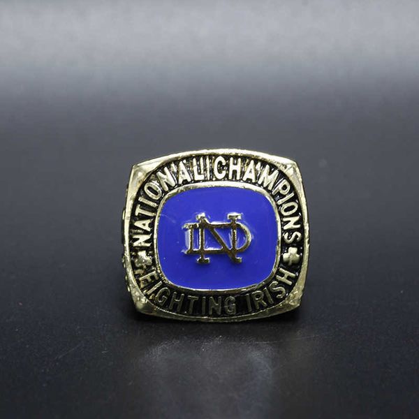 

ncaa 1947 notre dame university championship ring customized, Golden;silver