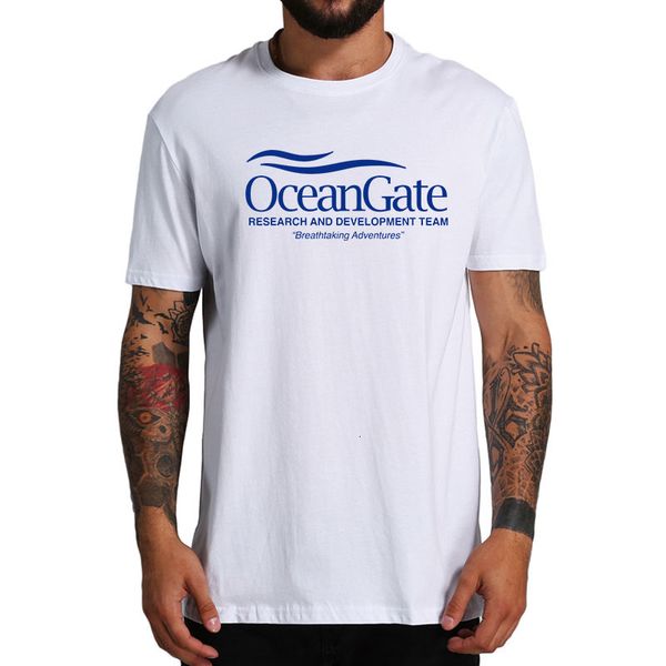 

mens tshirts oceanate submarine r d team tshirt trend summer 100% cotton womens 230720, White;black