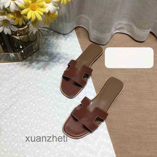 

women slide shoes slipper slippers 2023 classic oran slipper designer sandals summer fashion beacindoor flat flip flops leatlady shoes ladie
