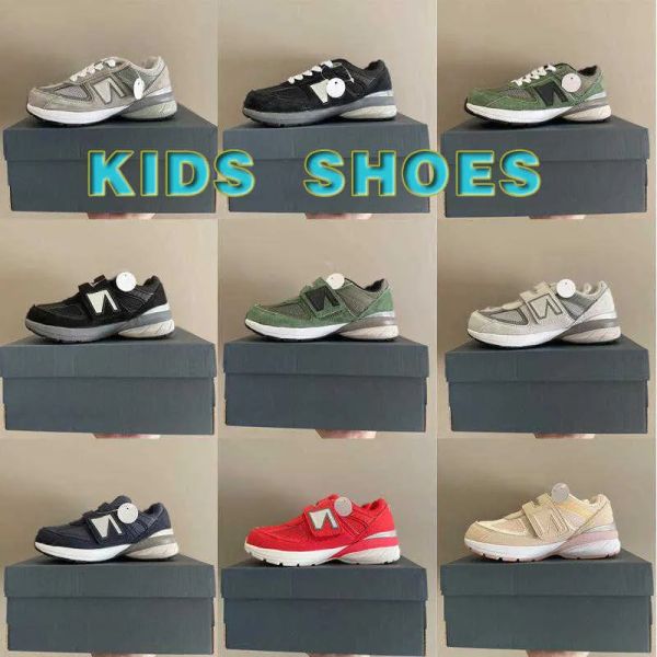 

n990 infant big boy girl sneakers castlerock kids shoes justin saunders olive navy ps preschool youth designer children runner gradeschool t, Black