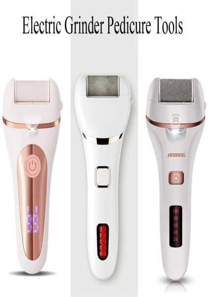 

waterproof electric foot file callus remover hard cracked dead skin grinder pedicure tools feet care rechargeable usb 1200mah heel3061837
