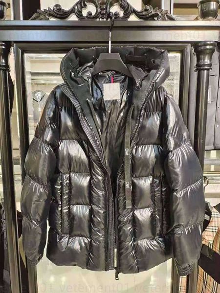 

monclair jacket mens cardigan jackets designer coat 90% downs filling fabric windproof waterproof logo three tags tag wash mark complete hoo, Black