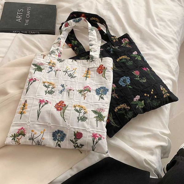 

totes women's bags embroidered fashion ladies tote bag casual female hand bag designer vintage shoulder handbag for womenstylishdesigne