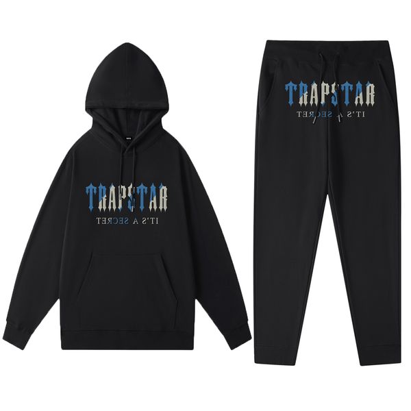 

mens jacket trapstar tracksuit mens tracksuit man designer hoodie designer clothe men hoodie brand luxury sportswear fashion track suit new, Black