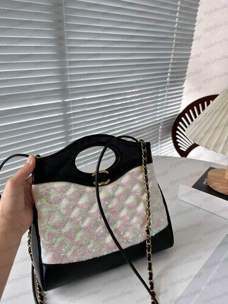 

sequin bag designer bag luxury bag women handbag casual bag retro fashion crossbody bag lady shoulder bag chain bag with leather straps styl