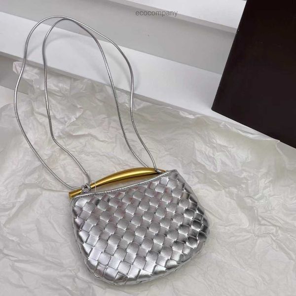 

women's designer sardine bag handbag genuine leather woven versatile advanced 2023 new handheld dumpling one shoulder messenger 5 mjwl