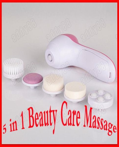 

face cleaning tools 5 in 1 multifunction electric face facial cleansing brush skin care massage device with 5 different replacemen6404333