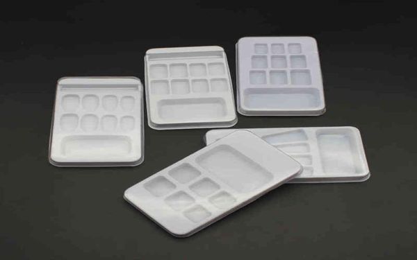 

nxy press on nail on packaging box plastic trays with cover whole 10 20 30 50 100 pieces for various shapes in bulk8853312, Silver;gold