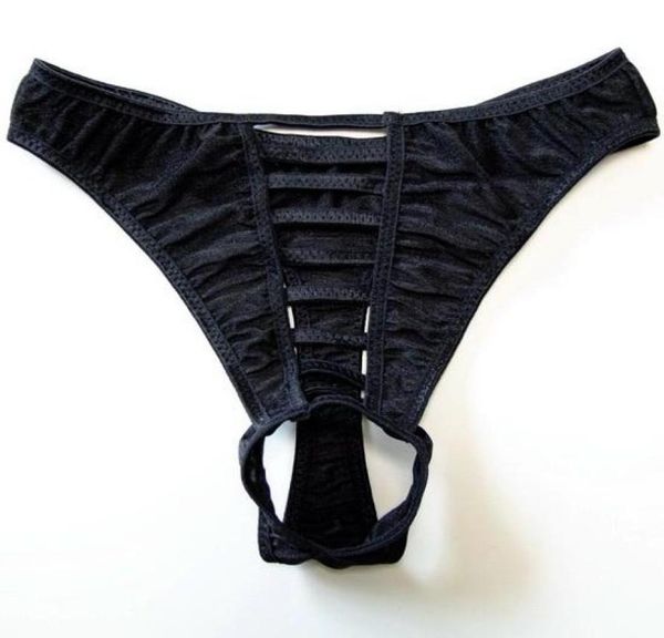 

men039s underwear thong t word pants temptation to reveal jj hollow transparent glass yarn low waist off2761899, Black;brown