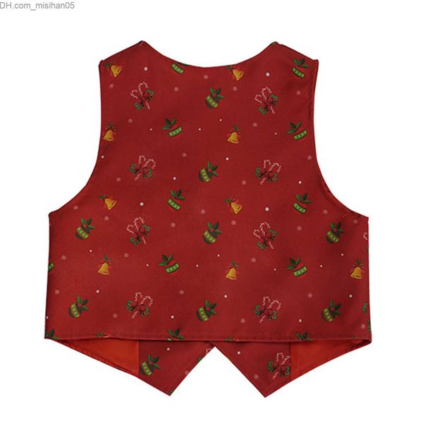 

pullover new christmas elf clothing children's cute print tank coat santa hat set christmas party new year festival performance tank z2, Blue