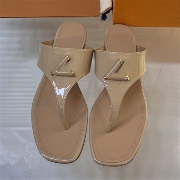 

fashionable beach shoes 2023 luis luxurious design, retro decoration, men's and women's summer leather canvas rubber flat bottomed