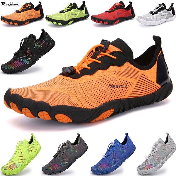 

water shoes men's and women's barefoot swimming sports water sports shoes outdoor quick drying breathable beach oversized shoes co, Black