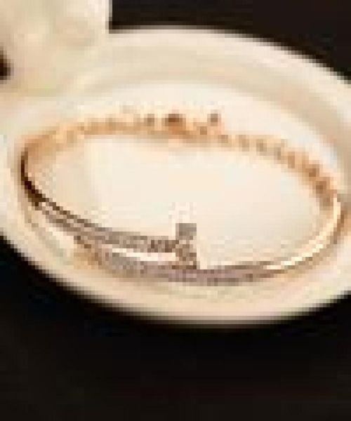 

punk women bracelet bangles 18k gold plated chain super flash zircon charms cuff bracelet fashion jewelry7220761, Black