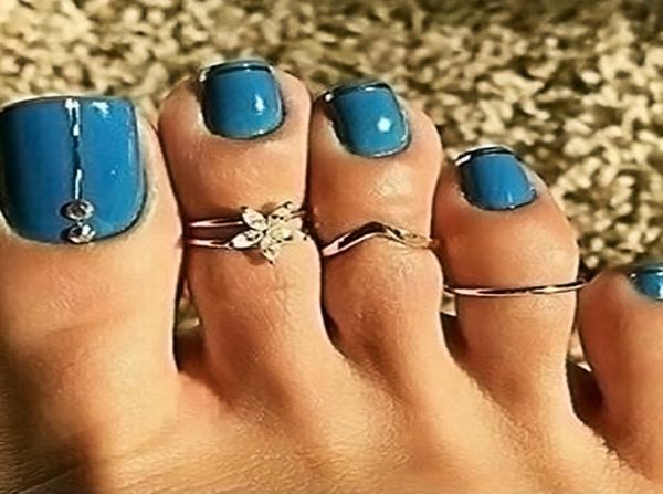 

3pcs whole adjustable toe ring mix celebrity fashion simple retro carved flower women foot jewelry finger rings drop 5201714, Silver