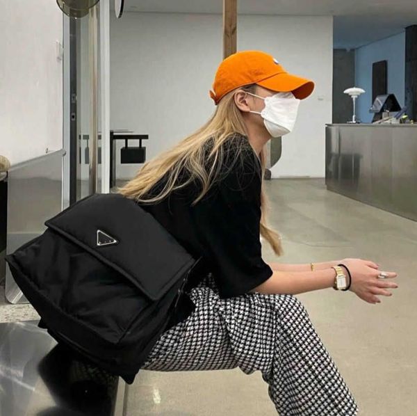 

shoulder bag letter nylon bag crossbody men's pr crossbody bag women's classic black handbag leisure travel bag interlayer zipper