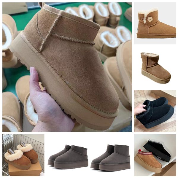 

designer boots snow boots fur boots winter boots shoes warm platform slipper house shoe winter lazy booties ricks adding velvet thickening t, Black