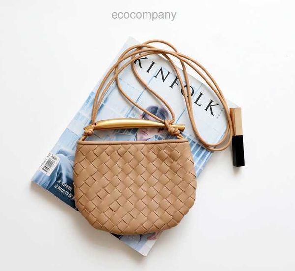 

sardine bag handbag woven 2023 spring summer designer new cowhide niche design metal mini 2w83