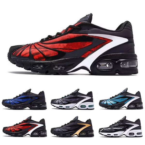 

skepta x tailwind v mens running shoes bloody chrome deep bright blue chaos white black gold men mesh trainers sports sneakers 40-47