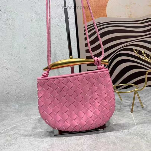

small bag handbag new handheld designer design sardine woven dumpling tidy leisure versatile leather women's cyr7