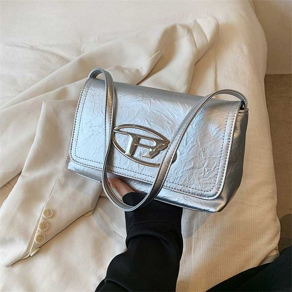 

63% off 2023 new bagdesigner new women's urban elegant one shoulder underarm small square popular design on the internet bright face ca