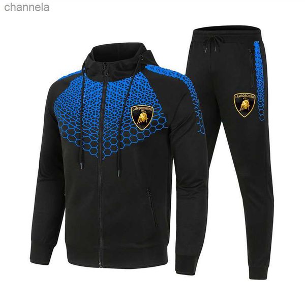 

men's tracksuits designer 2022 basketball sportswear suit long sleeve hoodie + jogging pants sweatshirt fitness running fashion jacket, Gray