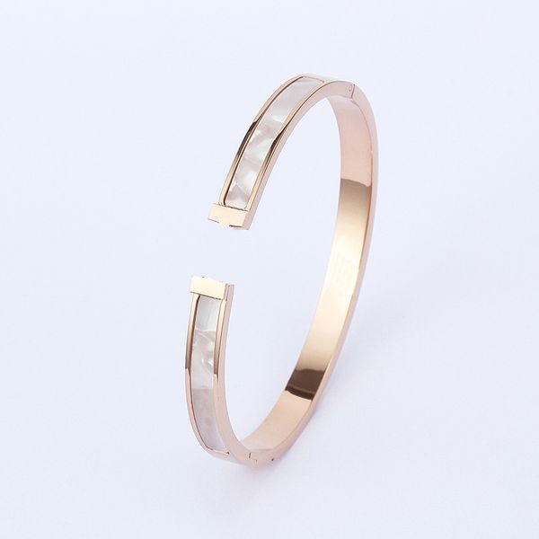 

luxury bracelet tennis bracelets designer for women jewelry designers 18k rise gold silver plated stainless steel jewelry mens party gift, Black