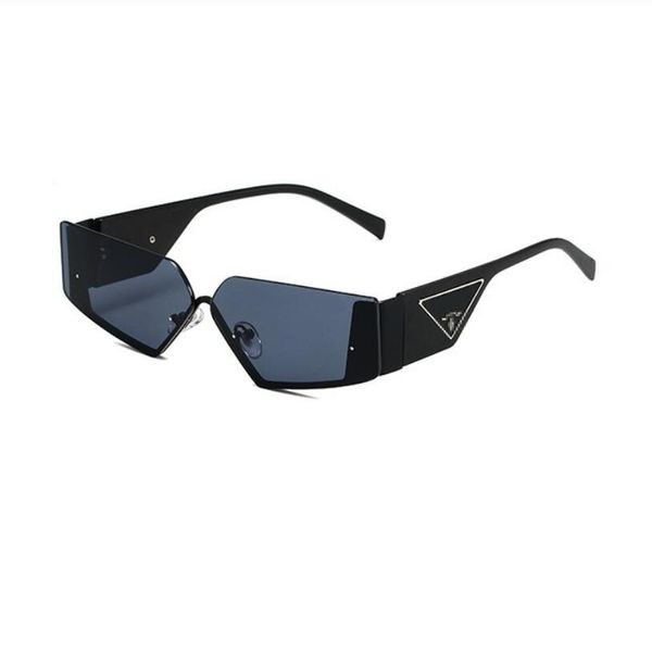 

fashion designer sunglasses classic eyeglasses goggle outdoor beach sun glasses for man woman optional triangular signature p8036, White;black