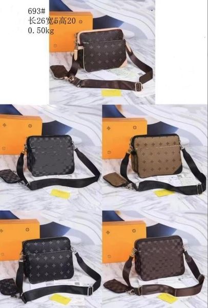 

designer cross body bags soft mono mens crossbody 2pcs bags man shoulder bag duo shadow leather messenger set bag sprinter concessions rainb