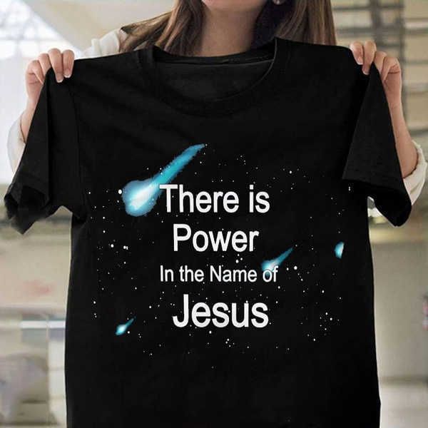 

there is power in the name of jesus print_ yy, White
