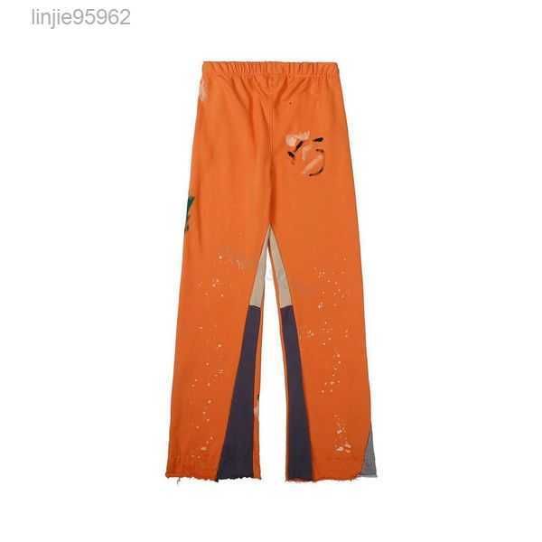 

tech pants men's jeans mens dept pants galleryes sweatpants speckled letter print cotton couple versatile casual straight autumn us s-2, Blue