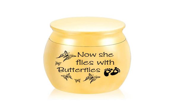 

30x40mm for ashes pethuman cremation ashes memoiral urn funeral jar butterflies ashes keepsake with pretty package bag8694478, Silver