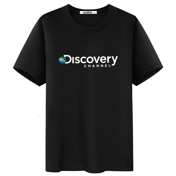

mens tshirts discovery channel quick drying tshirt 180g cotton round neck short sleeve 230720, White;black