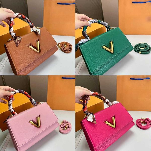 

5a designer bags lvvs tote bag messenger bag handbag tote women 2023 fashion textured leather portable hand-held crossbody bag new stylish a