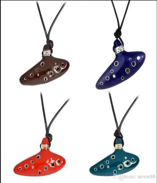 

legend of zelda ocarina necklacenew ocarina alloy alto c legend of zelda ocarina flute blue enamel necklace cosplay jewelry8645145, Silver