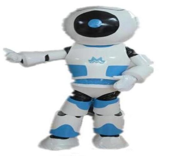 

2019 blue robot mascot costume for to wear0123316339, Red;yellow
