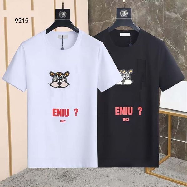 

mens designer t-shirt brand fashion luxury black letter shirt printed shirt embroidery short sleeve cotton t-shirt women short men short set, White;black