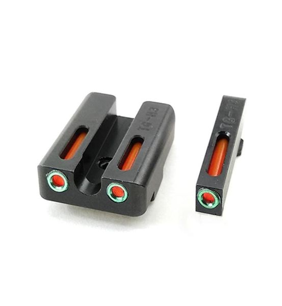 

tactical real red green fiber optic front with combat rear sights focuslock3970330