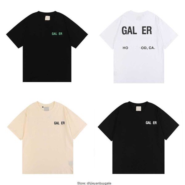 

men's t-shirts tees galleyse depts shirt mens la designer t shirts graffiti galleryes dept men women tshirt summer tee short sleeve cl, White;black