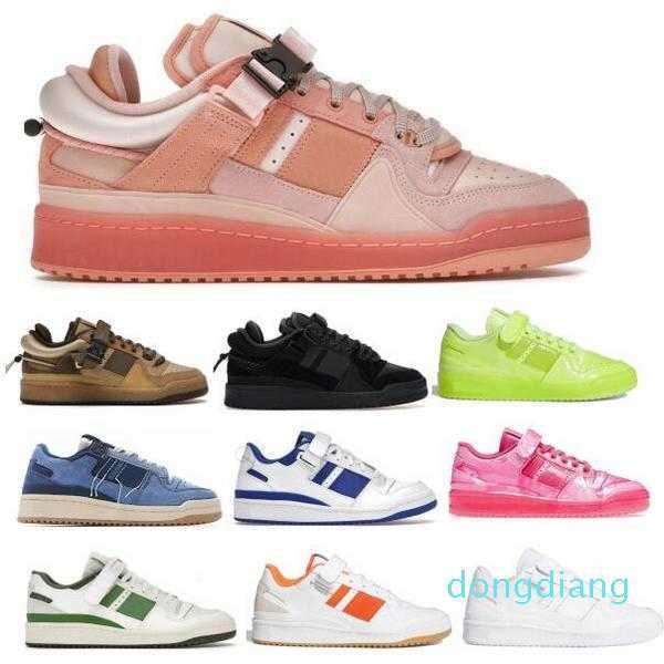 

running shoes forum low buckle bad bunny 84 atmos wheat jeremy dipped pink yellow back to school lows men women trainer sneakers, Black