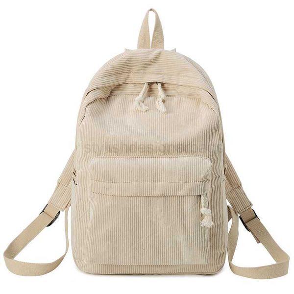 

backpack style beige school backpack for teenage girls pink soft fabric backpack female striped backpack for women school bagstylishdesigner