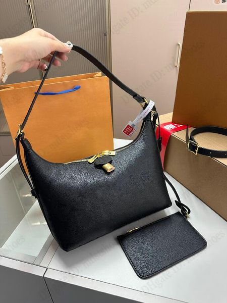 

sacsport hobos bag embossed leather shoulder bags with clutch bag lock designers womens handbag m46610 m46609