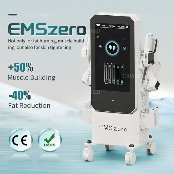 

2023 large vertical screen new emslim rf slimming 200hz 2/4/5 handles machine 6500w emszero neo 15 tesla hiemt body emsculptinghealtn beauty