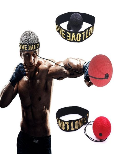 

reflex speed punch ball mma sanda boxer raising reaction force hand eye training set stress boxing muay thai exercise8250496