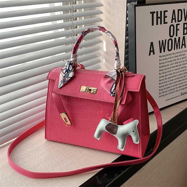 

65% off 2023 new bagdesigner fashionable small square one shoulder women's new atmospheric texture stone pattern handbag fashion style