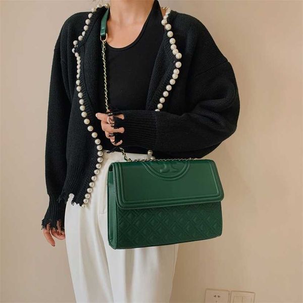 

60% off bag designer premium tb women's mature tiktok the same style popular autumn and winter french denim hard shell square bag tempe