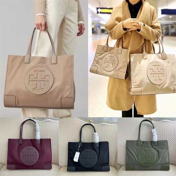 

65% off 2023 new bagdesigner foreign trade tb women's european and american fashion nylon tote handbag simple solid color large capacit