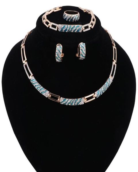 

african beads jewelry sets necklace crystal enamel african maxi statement jewelry wedding bridal pendant dress accessories6938420, Black